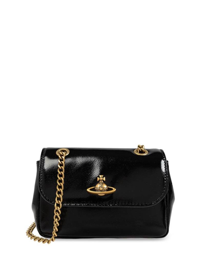 Vivienne Westwood leather shoulder bag - Black von Vivienne Westwood