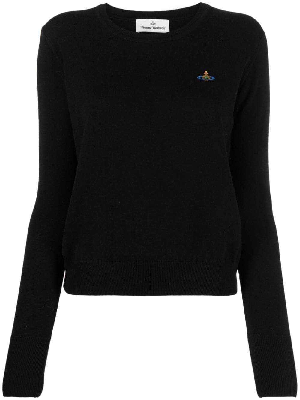 Vivienne Westwood logo-embroidered jumper - Black von Vivienne Westwood