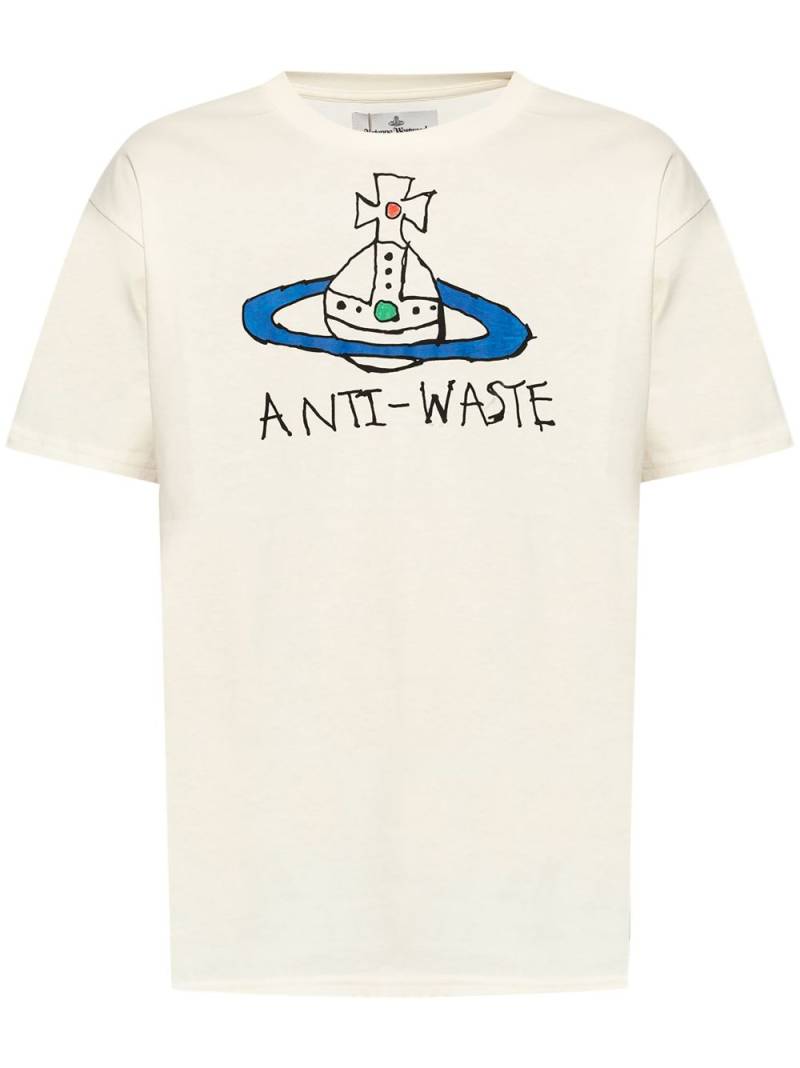 Vivienne Westwood logo-print cotton T-shirt - White von Vivienne Westwood