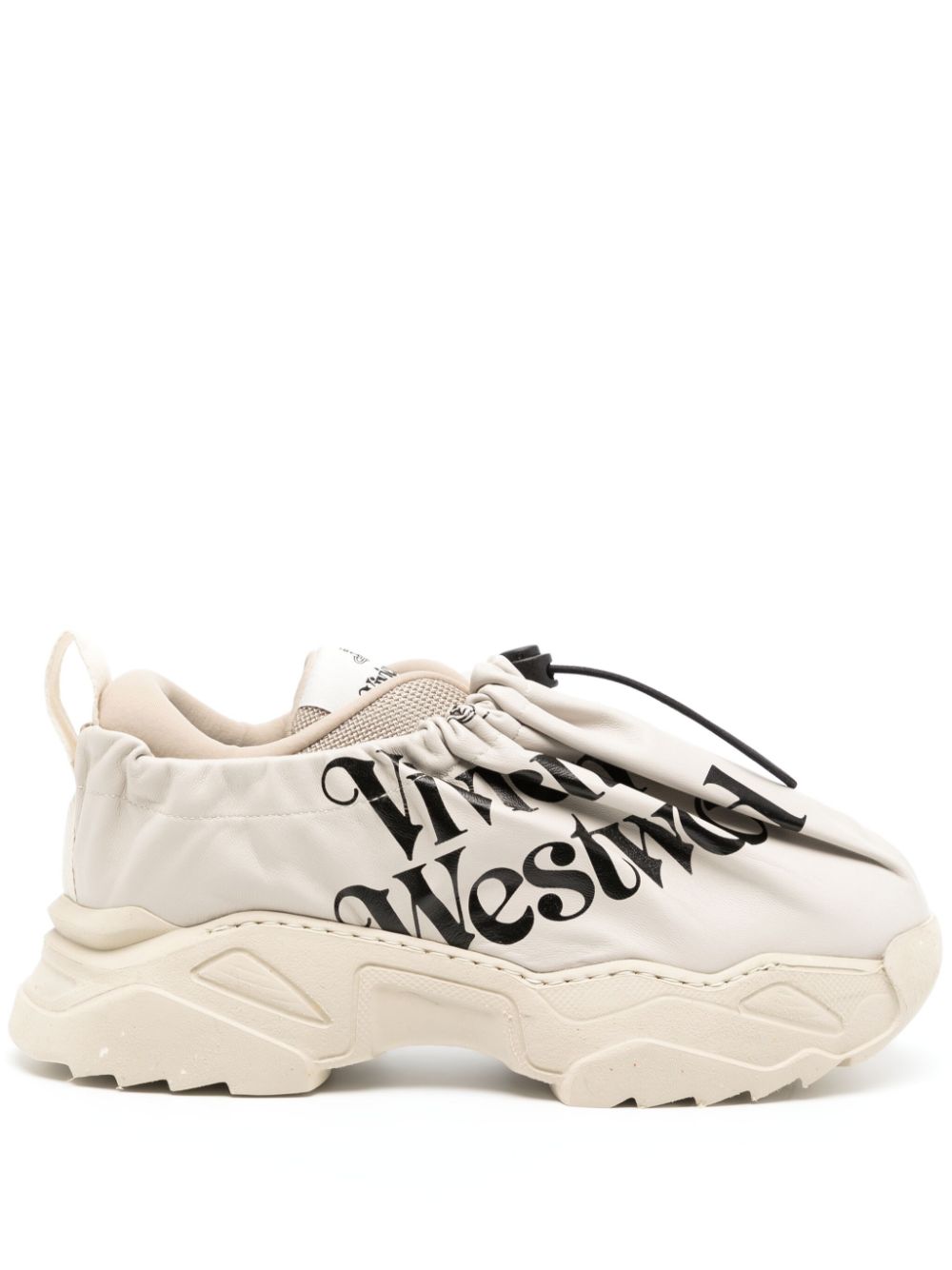 Vivienne Westwood logo-print layered sneakers - Grey von Vivienne Westwood