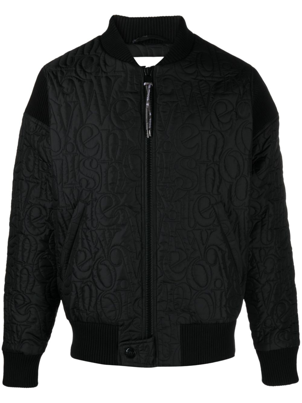 Vivienne Westwood logo-stitch quilted bomber jacket - Black von Vivienne Westwood