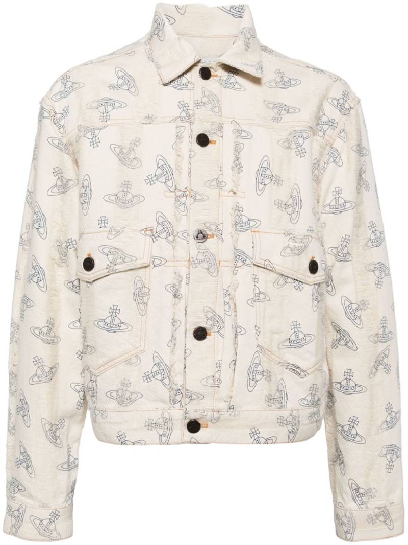 Vivienne Westwood Marlene denim jacket - Neutrals von Vivienne Westwood