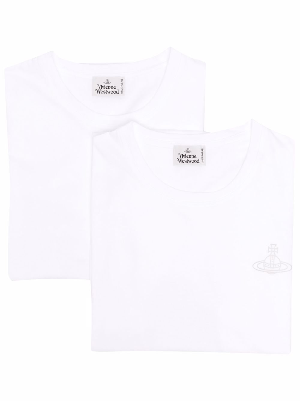 Vivienne Westwood pack-of-two Orb logo-print T-shirt - White von Vivienne Westwood