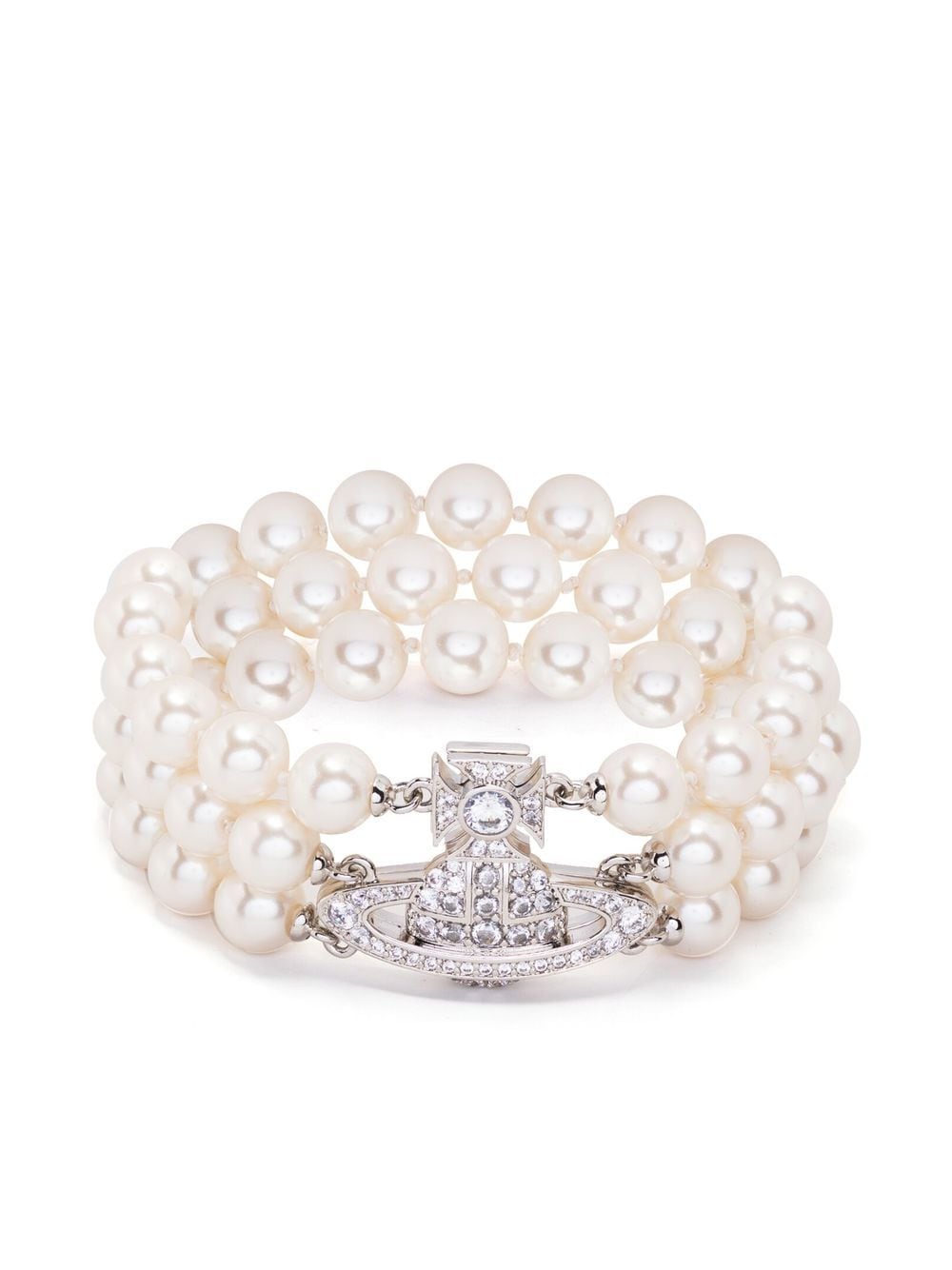 Vivienne Westwood pearl Orb bracelet - Neutrals von Vivienne Westwood