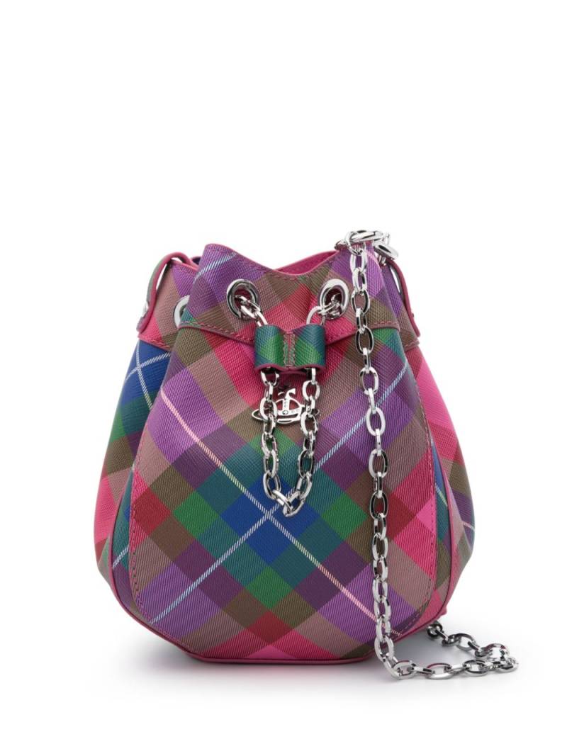 Vivienne Westwood small Chrissy bucket bag - Pink von Vivienne Westwood