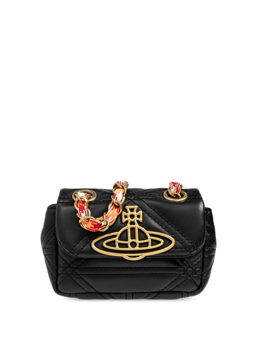 Vivienne Westwood small Vinnie shoulder bag - Black von Vivienne Westwood