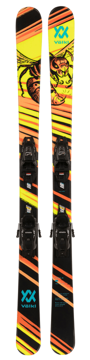 Völkl Revolt JR inkl. 7.0 VMotion GW Kinder Ski inkl. Bindung gelb von Völkl