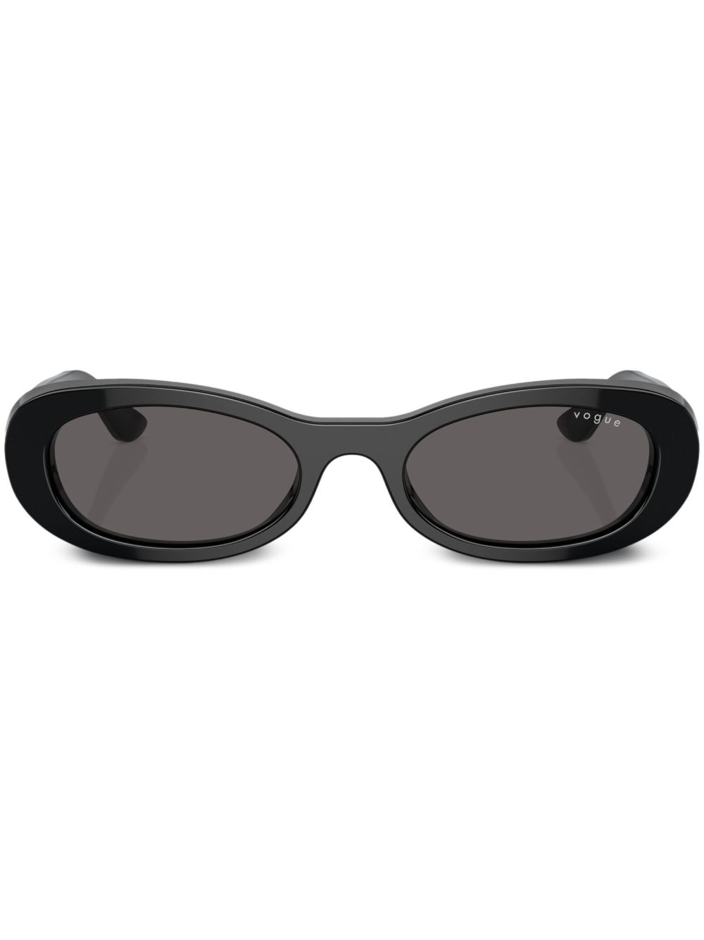 Vogue Eyewear logo-print oval-frame sunglasses - Black von Vogue Eyewear