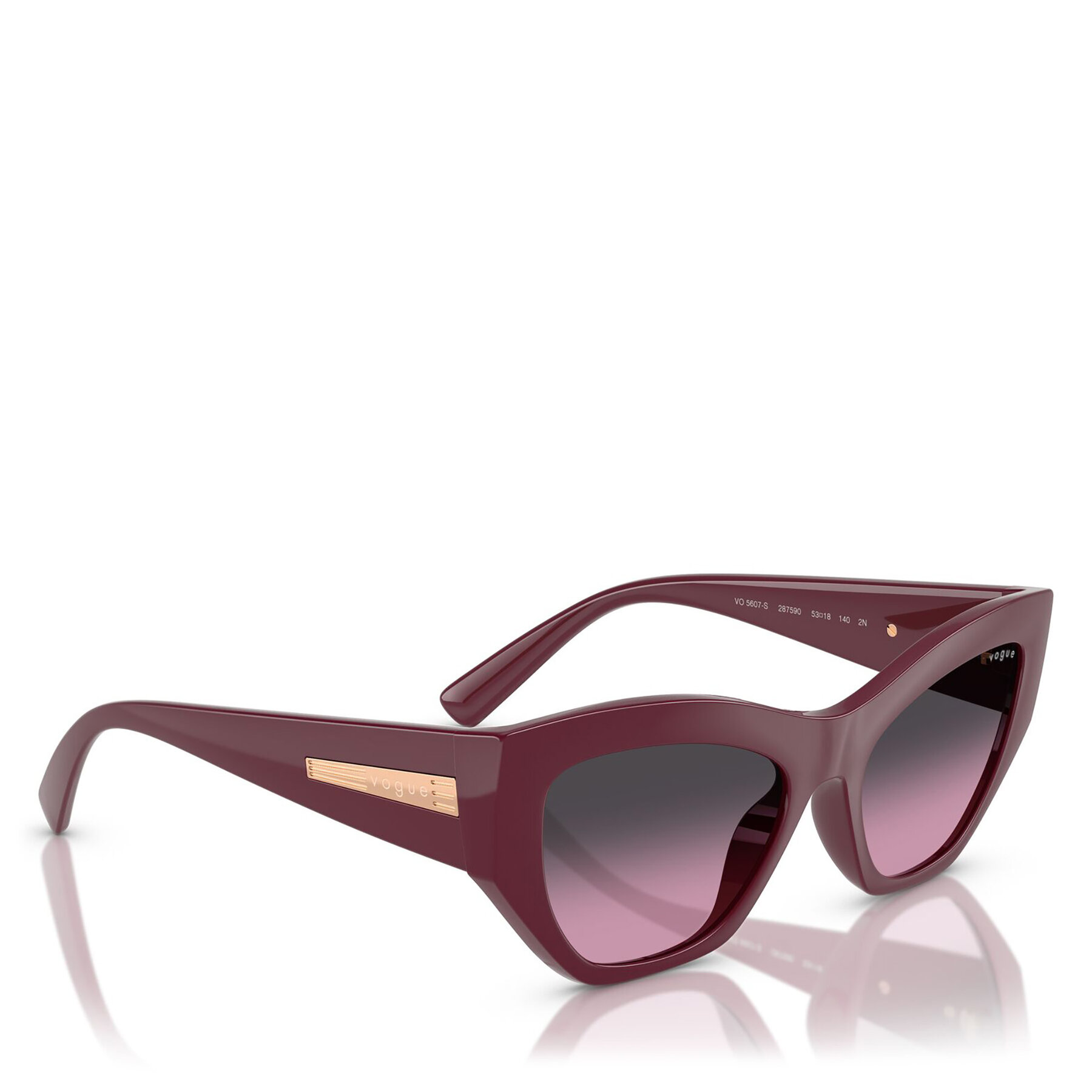 Sonnenbrillen Vogue 0VO5607S 53 287590 Dunkelrot Sonnenbrillen Vogue 0VO5607S 53 287590 Dunkelrot von Vogue