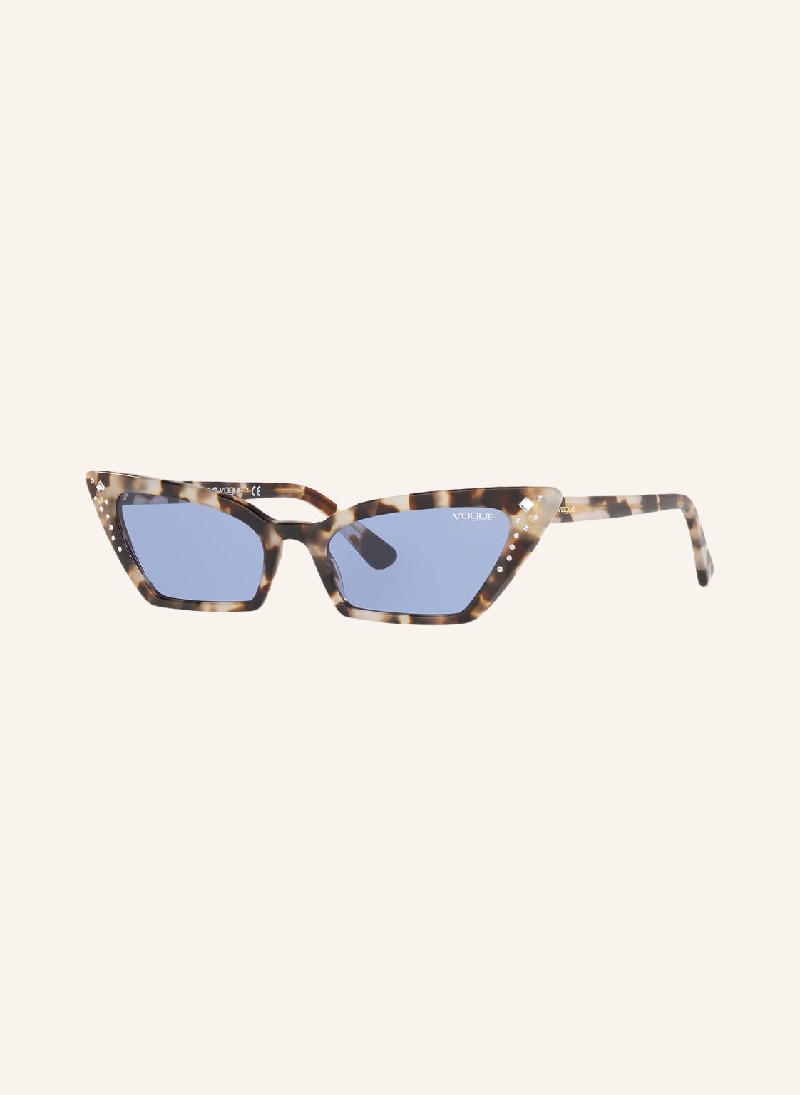 Vogue Sonnenbrille 0Vo5282Sb Mit Schmucksteinbesatz braun von Vogue