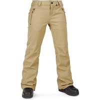 VOLCOM Damen Snowboardhose Species Stretch beige | L von Volcom