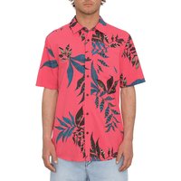 VOLCOM Herren Beachhemd Paradiso Floral koralle | L von Volcom