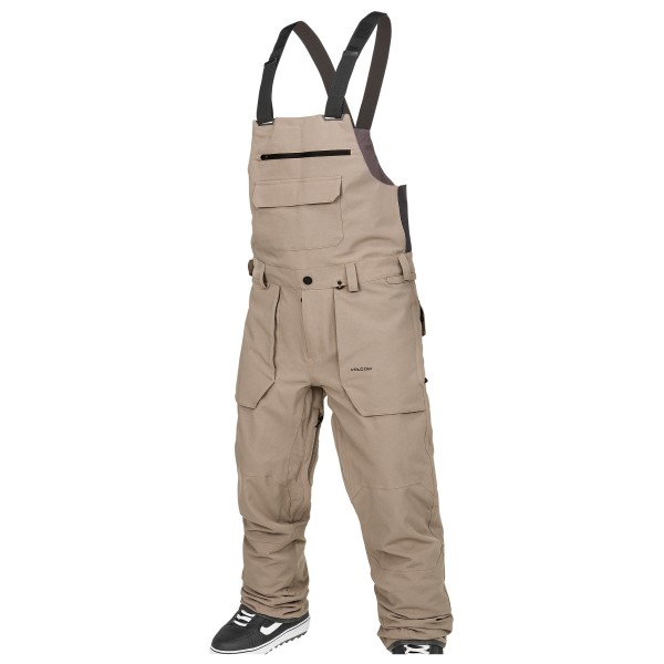 Volcom - Roan Bib Overall - Skihose Gr L beige von Volcom