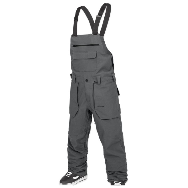 Volcom - Roan Bib Overall - Skihose Gr L grau von Volcom