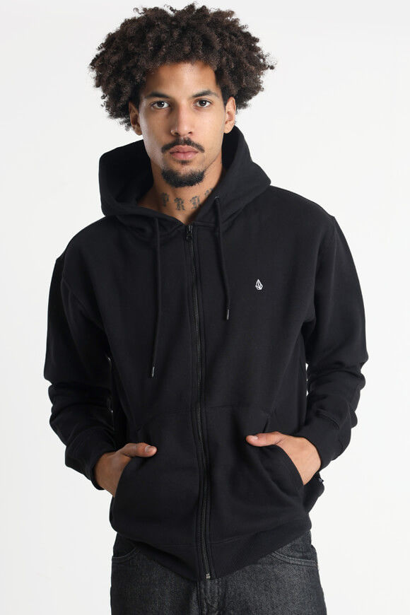 Volcom Single Stone Kapuzensweatjacke | Black | Herren  | L von Volcom