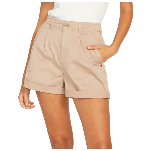 Volcom - Women's Frochi Trouser Short - Shorts Gr 28 beige von Volcom