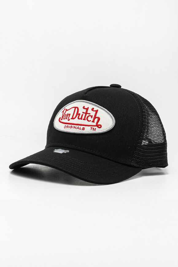 Von Dutch Boston Trucker Cap / Snapback | Black + White | Damen  | Einheitsgroesse von Von Dutch