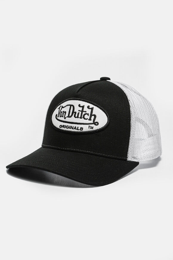 Von Dutch Boston Trucker Cap / Snapback | Black + White | Herren  | Einheitsgroesse von Von Dutch