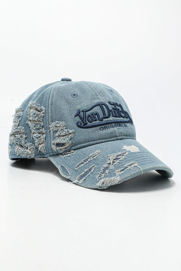 Von Dutch Denim Darwin Snapback Cap | Blue Denim | Damen  | Einheitsgroesse von Von Dutch