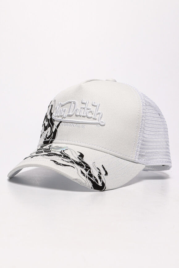 Von Dutch Tribeca Trucker Cap / Snapback | Offwhite + White | Herren  | Einheitsgroesse von Von Dutch