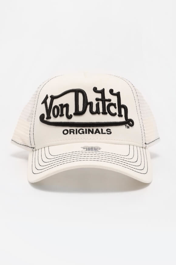 Von Dutch Trucker Cap / Snapback | White + Black | Herren  | Einheitsgroesse von Von Dutch