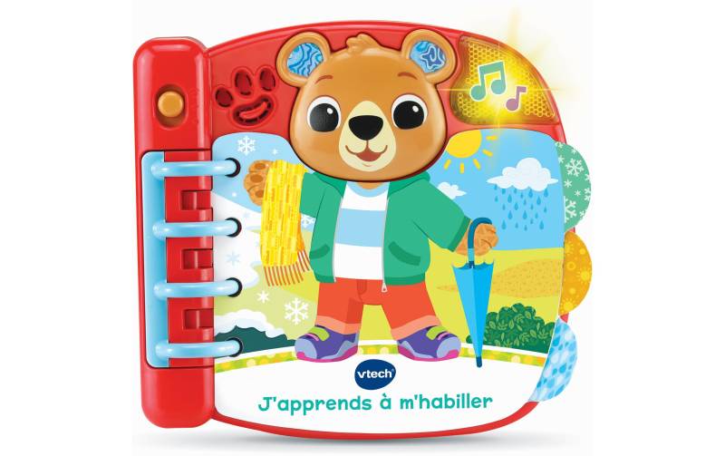 Vtech® Lernspielzeug »Beschäftigungsspielzeug Livre Japprends à mhabiller -FR-« von Vtech®