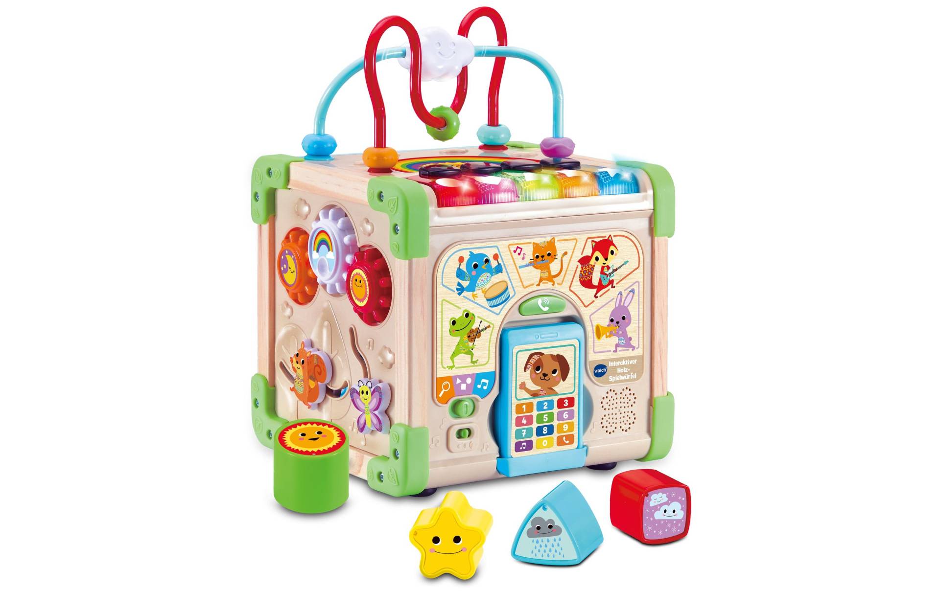 Vtech® Lernspielzeug »Interaktiver Holz-Spielwürfel FSC« von Vtech®