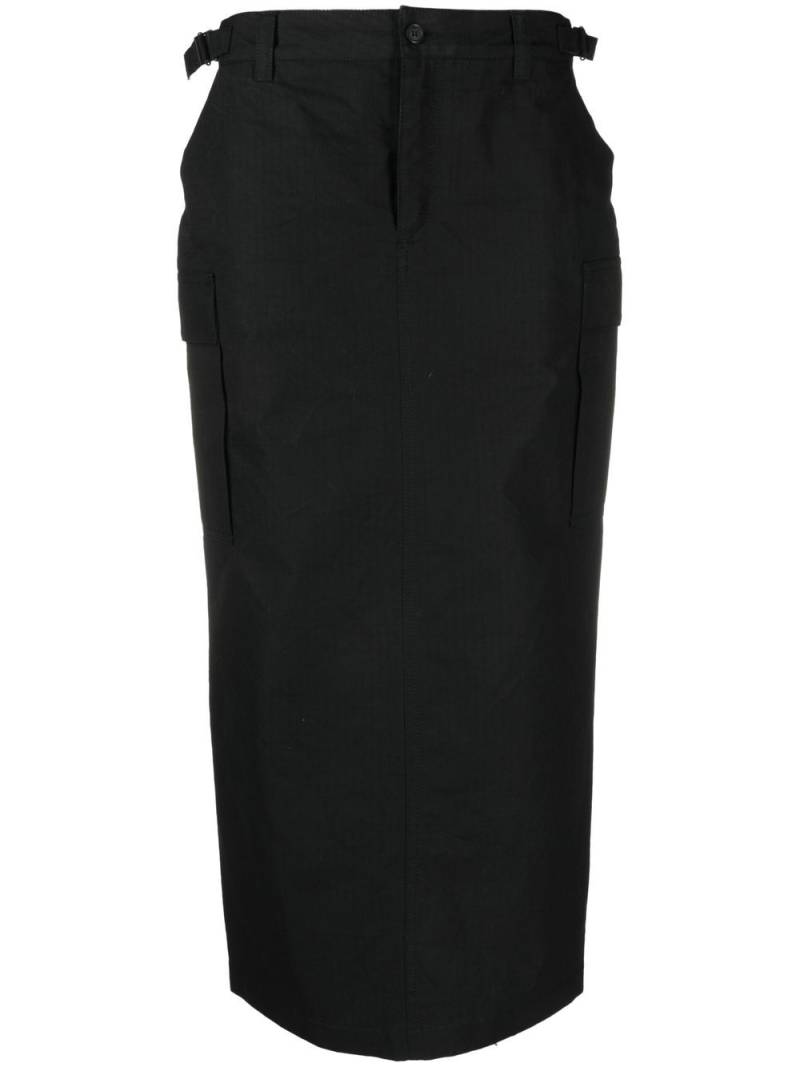 WARDROBE.NYC Black High Waisted Skirt von WARDROBE.NYC