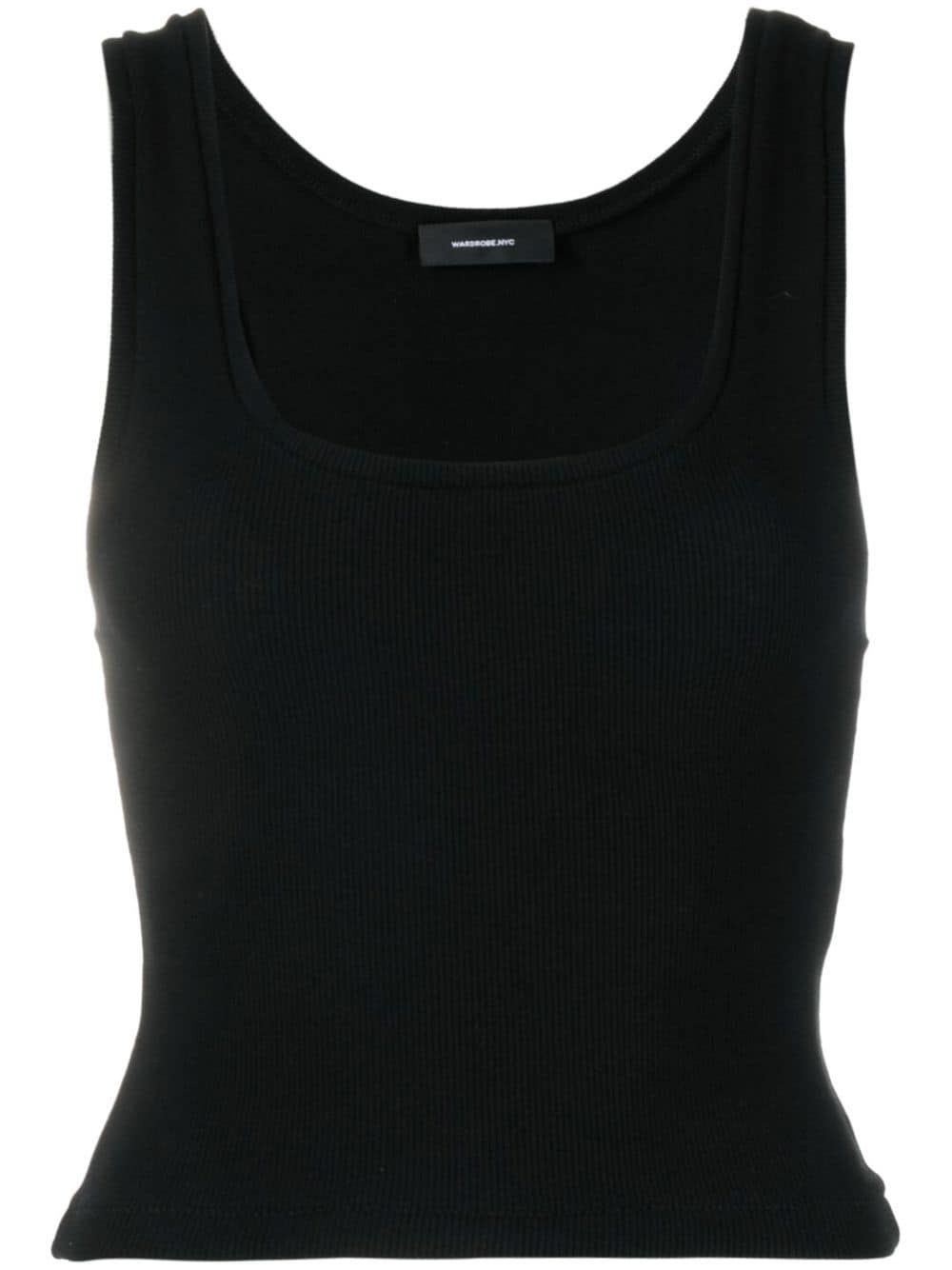 WARDROBE.NYC Black Sleeveless Vest Top von WARDROBE.NYC