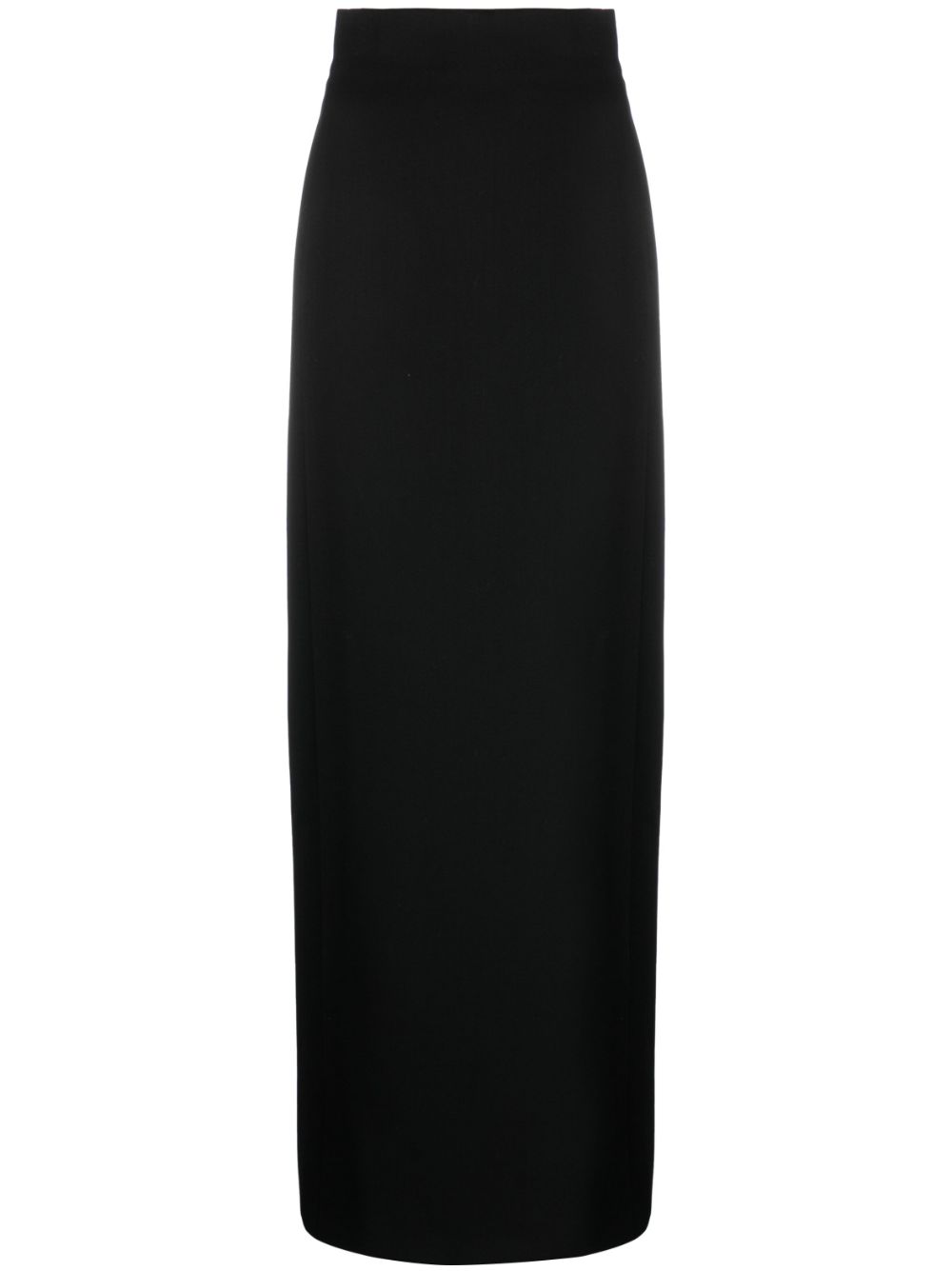 WARDROBE.NYC Column high-waist wool skirt - Black von WARDROBE.NYC