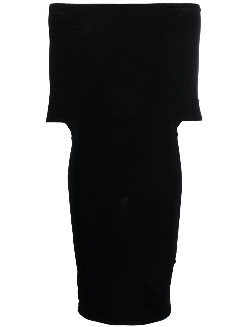 WARDROBE.NYC Off Shoulder bodycon minidress - Black von WARDROBE.NYC