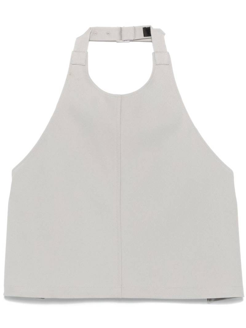 WARDROBE.NYC backless halterneck top - Grey von WARDROBE.NYC