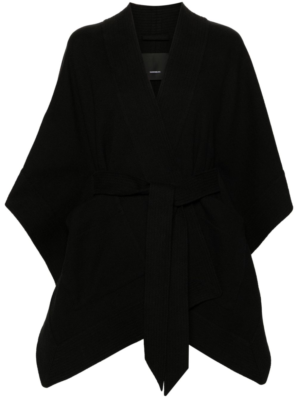 WARDROBE.NYC belted jacket - Black von WARDROBE.NYC