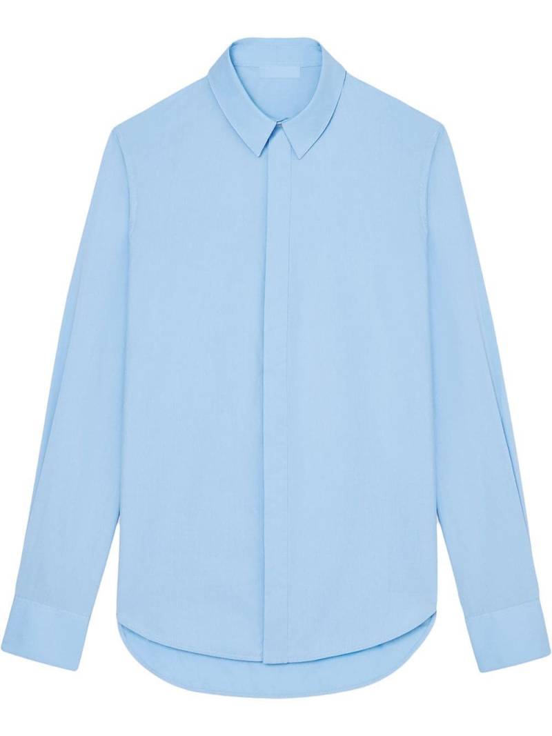 WARDROBE.NYC concealed fastening cotton shirt - Blue von WARDROBE.NYC