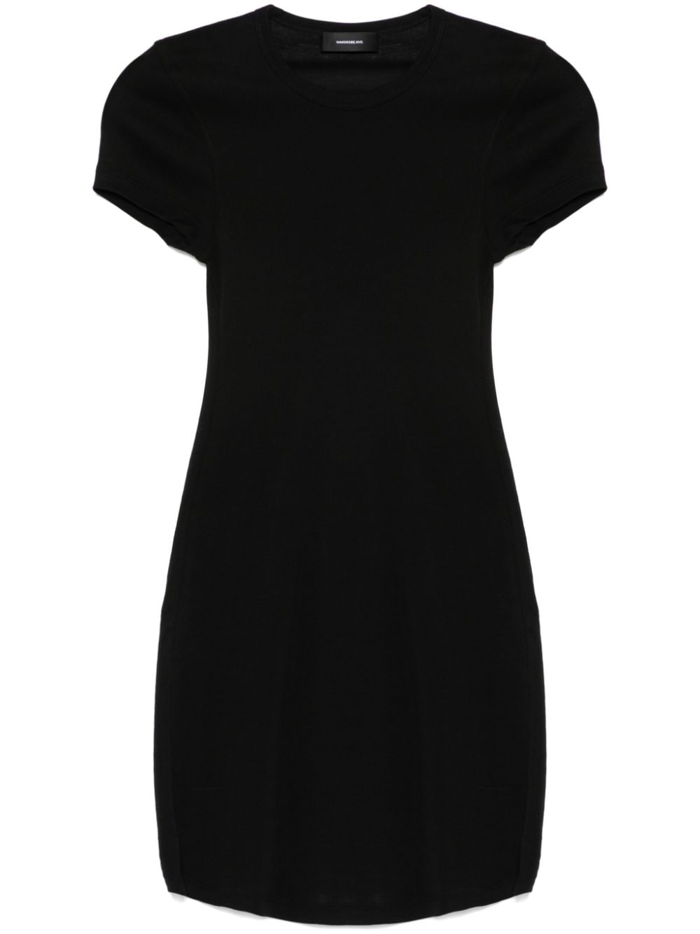 WARDROBE.NYC cotton mini dress - Black von WARDROBE.NYC