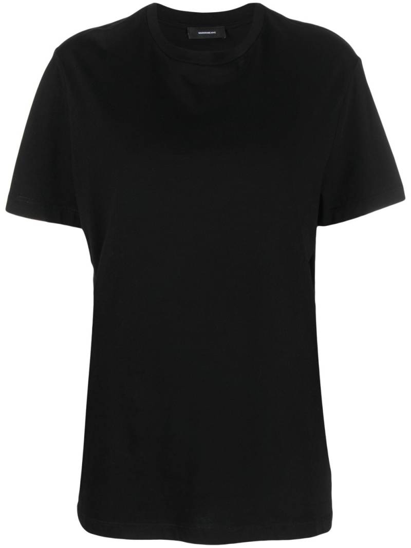 WARDROBE.NYC crew-neck cotton T-shirt - Black von WARDROBE.NYC