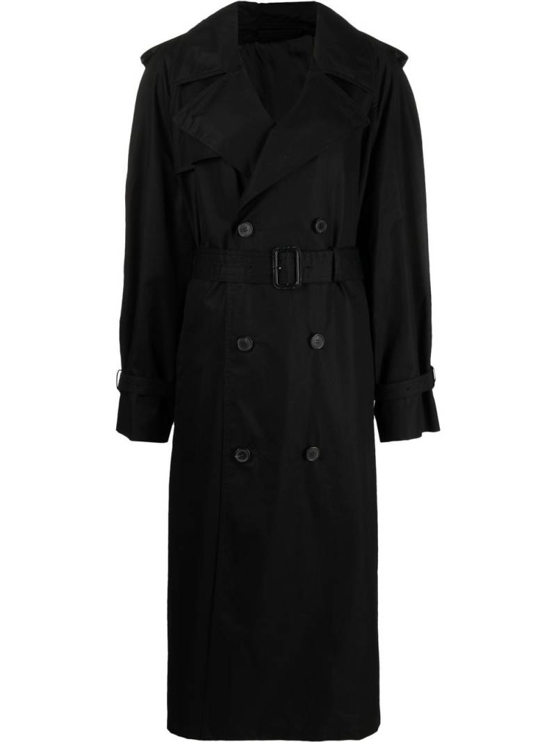 WARDROBE.NYC double-breasted trench coat - Black von WARDROBE.NYC