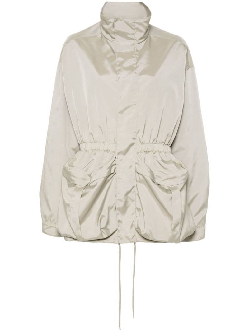 WARDROBE.NYC drawstring zip-up parka - Neutrals von WARDROBE.NYC