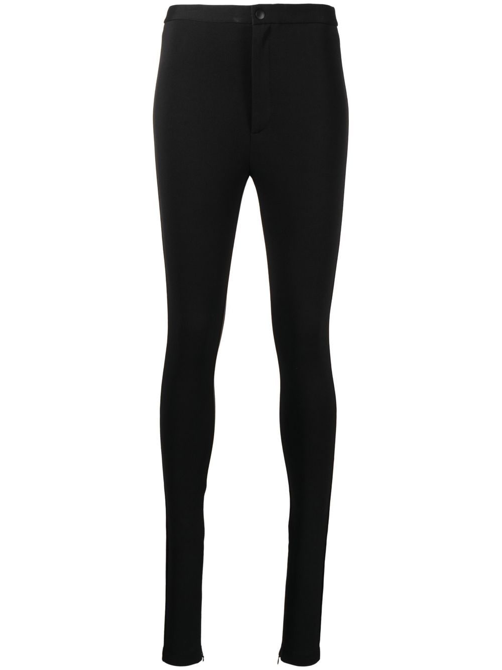 WARDROBE.NYC high-waist skinny trousers - Black von WARDROBE.NYC