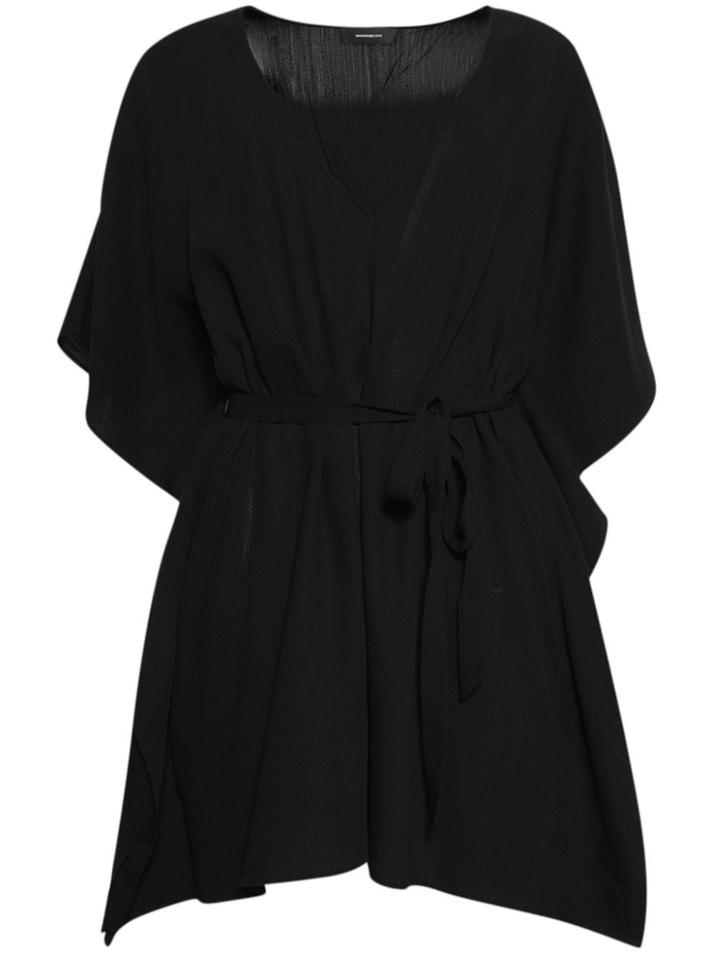 WARDROBE.NYC kaftan mini dress - Black von WARDROBE.NYC