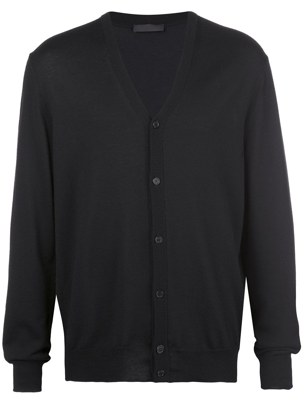 WARDROBE.NYC x The Woolmark Company Release 05 knitted cardigan - Black von WARDROBE.NYC