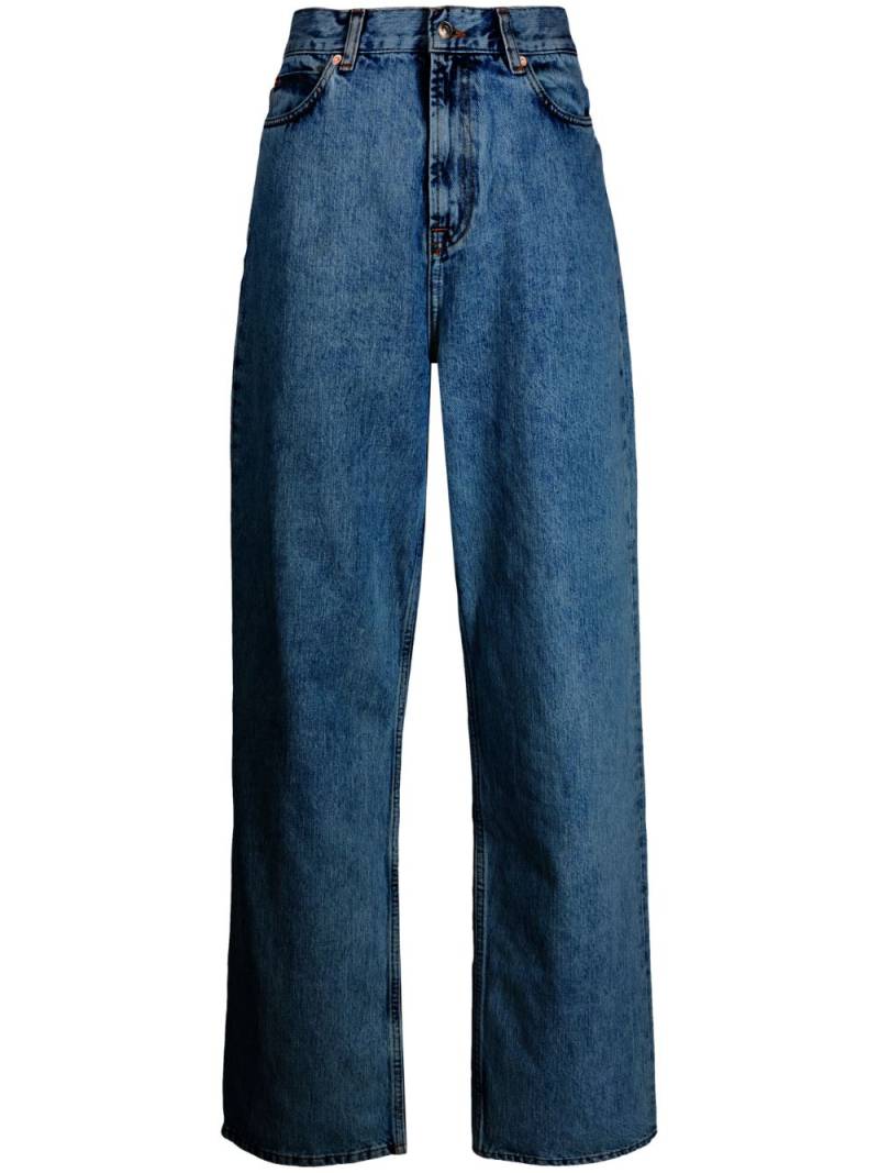 WARDROBE.NYC low-rise straight-leg jeans - Blue von WARDROBE.NYC