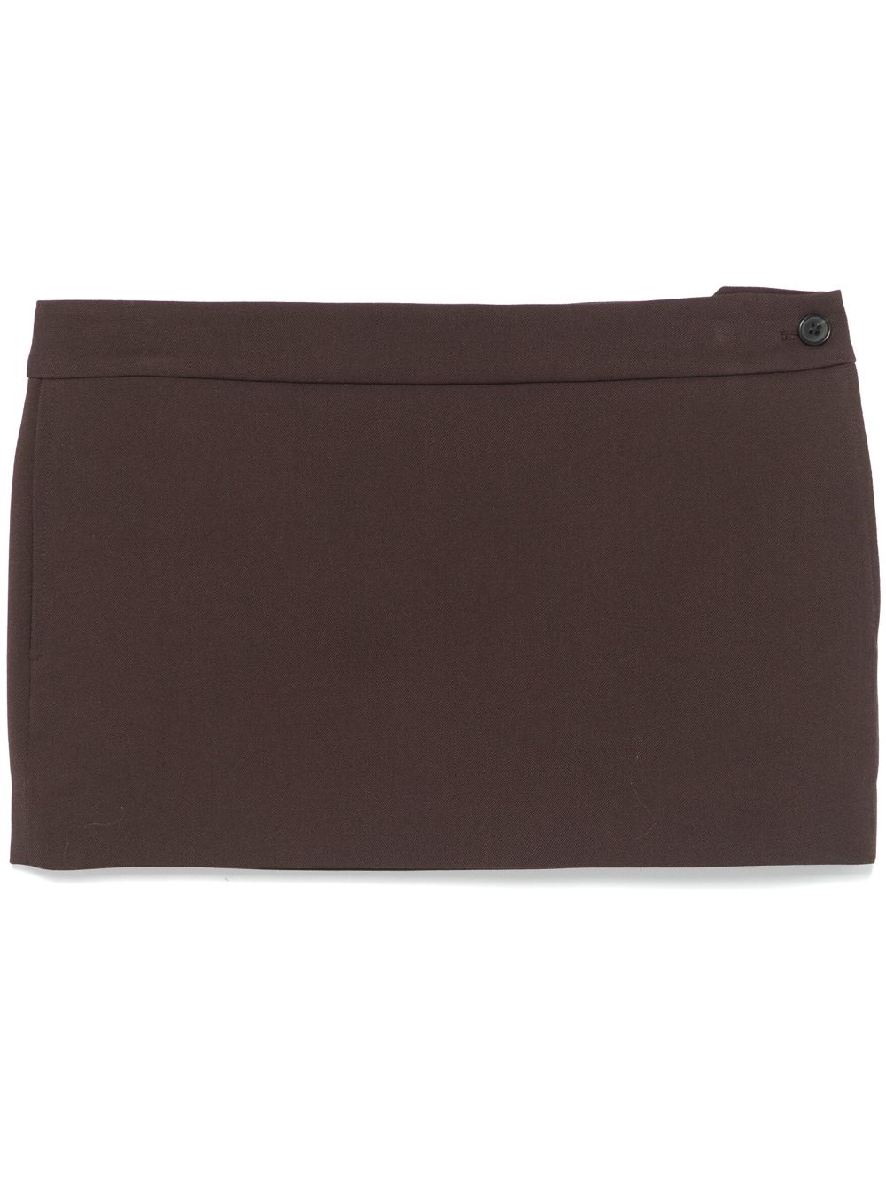 WARDROBE.NYC micro mini skirt - Brown von WARDROBE.NYC