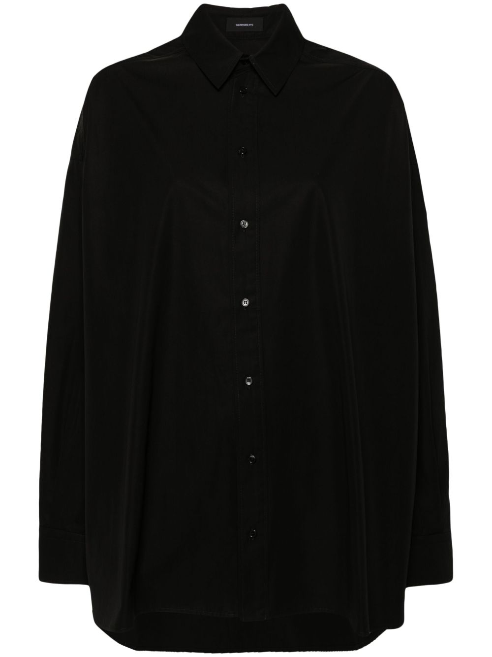 WARDROBE.NYC mini shirt dress - Black von WARDROBE.NYC