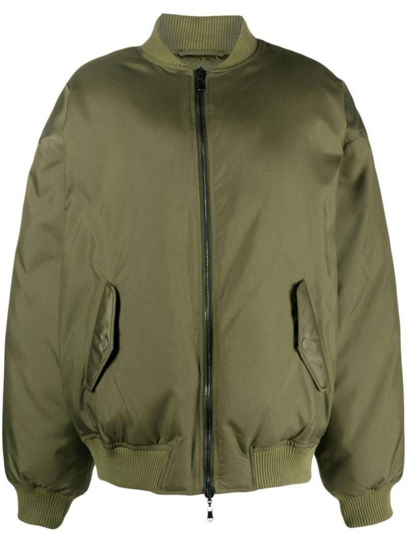 WARDROBE.NYC reversible padded bomber jacket - Green von WARDROBE.NYC