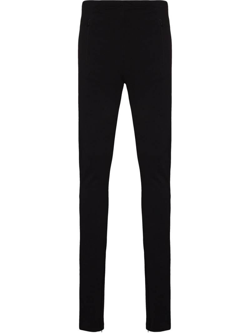 WARDROBE.NYC x Browns 50 side-split leggings - BLACK BLACK von WARDROBE.NYC