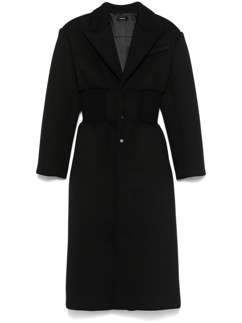 WARDROBE.NYC single-breasted coat - Black von WARDROBE.NYC