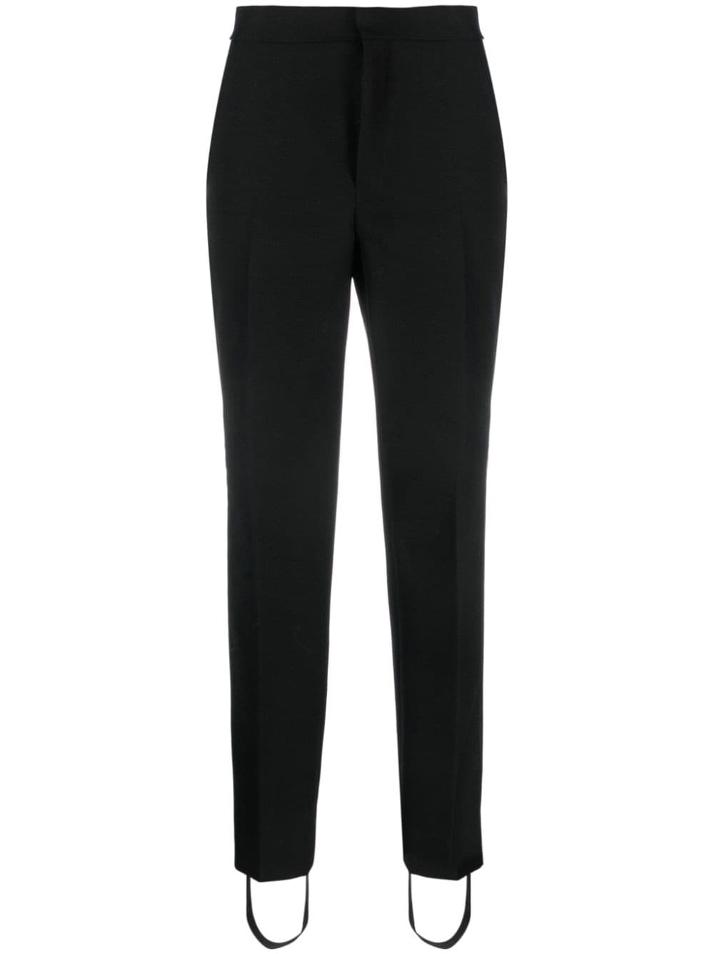 WARDROBE.NYC slim-fit stirrup trousers - Black von WARDROBE.NYC