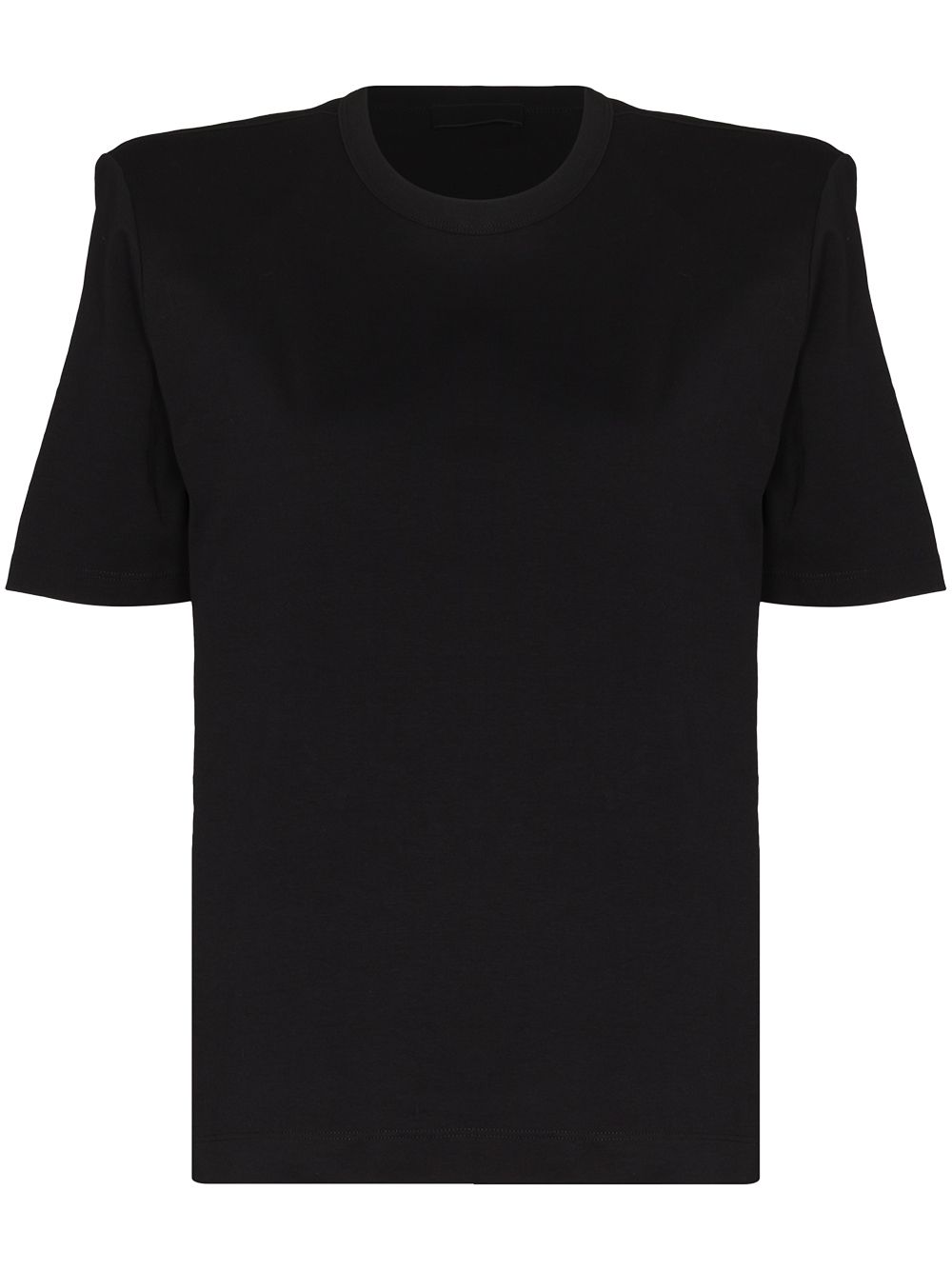 WARDROBE.NYC structured-shoulder T-shirt - Black von WARDROBE.NYC