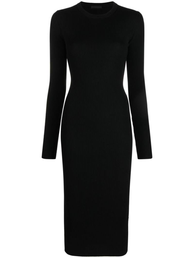 WARDROBE.NYC wool midi-dress - Black von WARDROBE.NYC